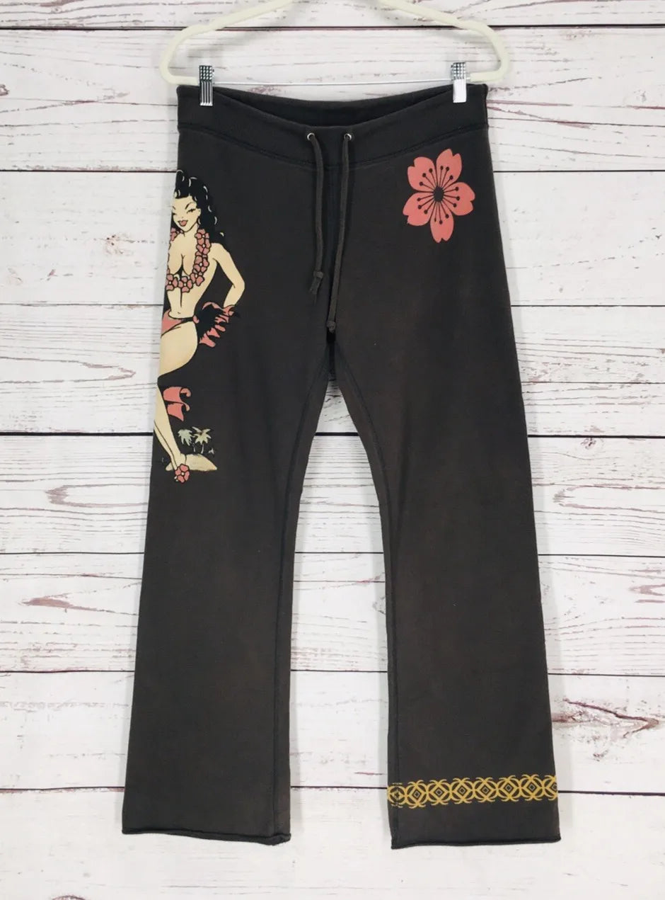 Summer fashion fashion brand  women casual loose cargo pants drawstring street wear loose sports retro hip Hop Y2K jogging pants