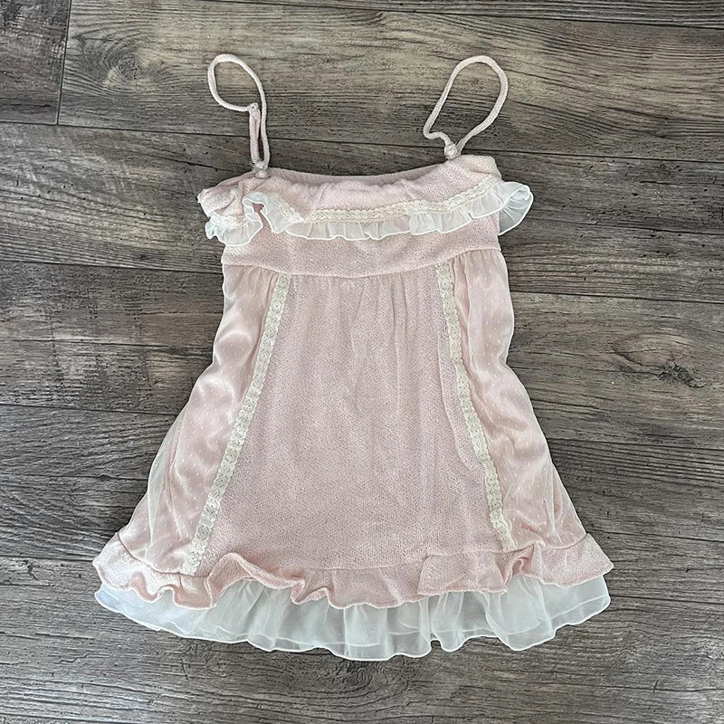 Y2K Solid Fashion Tank Goth Solid Slim Backless Women Punk Crop Vintage Coquette Harajuku 2000s