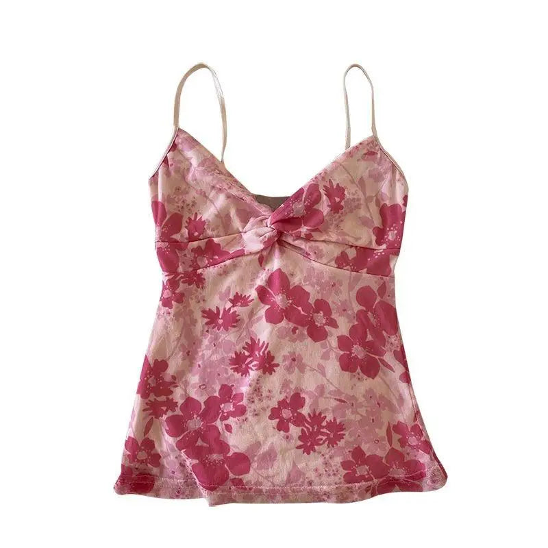 Women's Sweet and cute fairy tale style Y2K casual slim crop top polka dot kawaii bow lace all-match American Gothic cartoon top