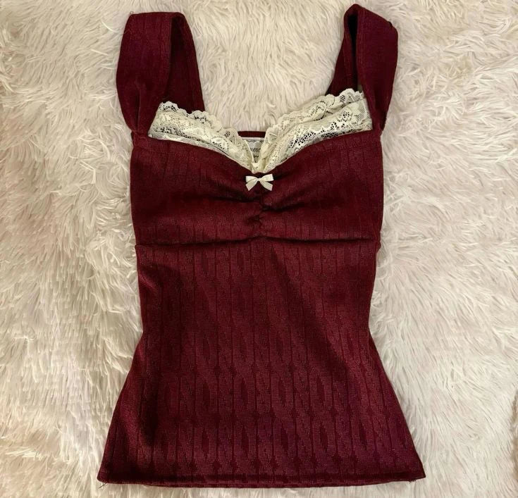 Y2K Solid Fashion Tank Goth Solid Slim Backless Women Punk Crop Vintage Coquette Harajuku 2000s